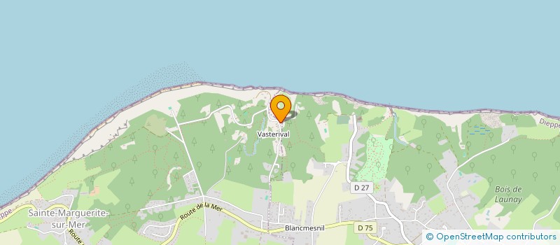 localisation de l'entreprise HOTEL DE LA TERRASSE  VARENGEVILLE-SUR-MER