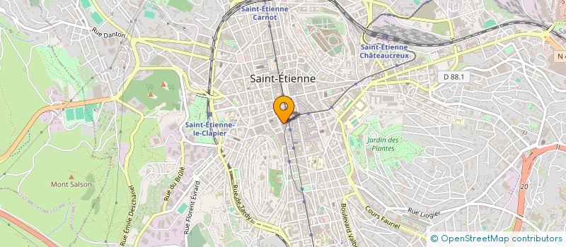 localisation de l'entreprise HOTEL DE LA TOUR  SAINT-ETIENNE