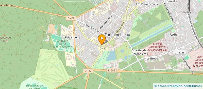 localisation de l'entreprise HOTEL DE LONDRES à FONTAINEBLEAU