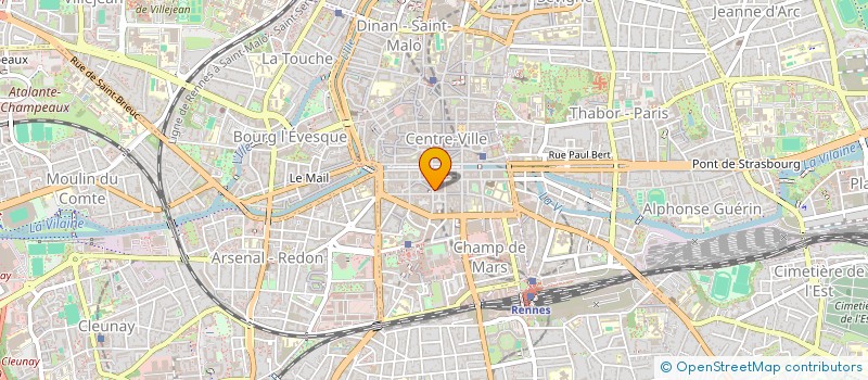 localisation de l'entreprise HOTEL DE NEMOURS à RENNES