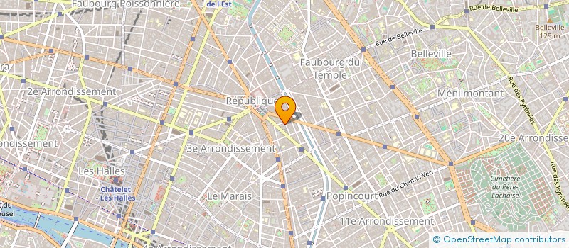 localisation de l'entreprise HOTEL DE NEVERS à PARIS