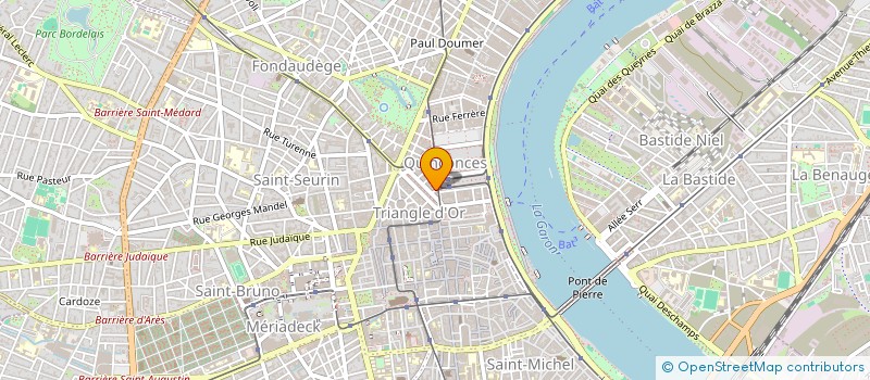 localisation de l'entreprise HOTEL DE NORMANDIE à BORDEAUX