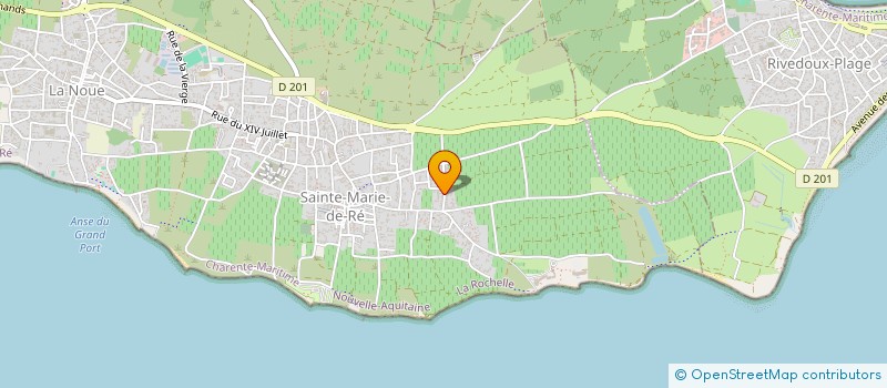 localisation de l'entreprise HOTEL DE RE  SAINTE-MARIE-DE-RE