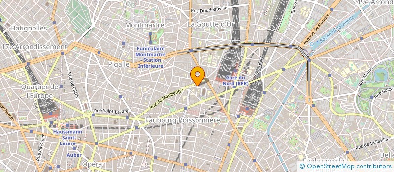 localisation de l'entreprise HOTEL DE ROCROY  PARIS