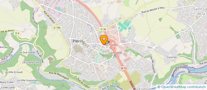 localisation de l'entreprise HOTEL DE SAINT-BRIEUC 2009 à PLERIN