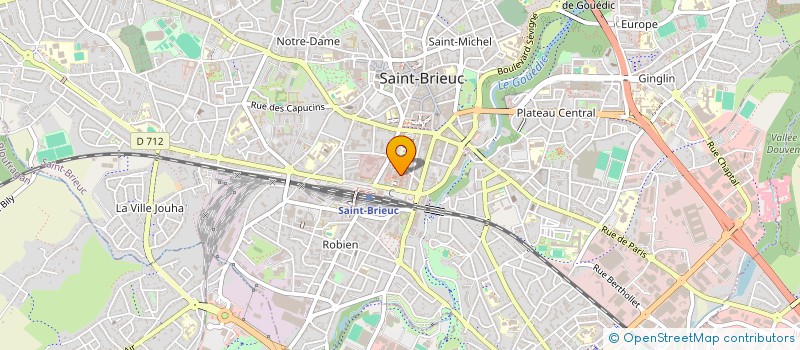 localisation de l'entreprise HOTEL DE SAINT BRIEUC ESPLANADE 2017 à SAINT-BRIEUC