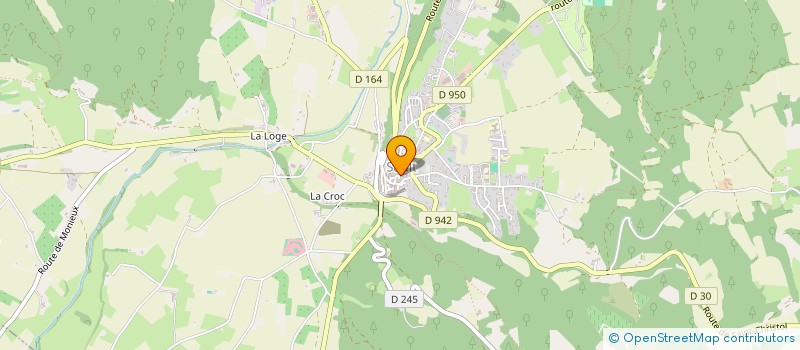 localisation de l'entreprise HOTEL DE SAULT  SAULT