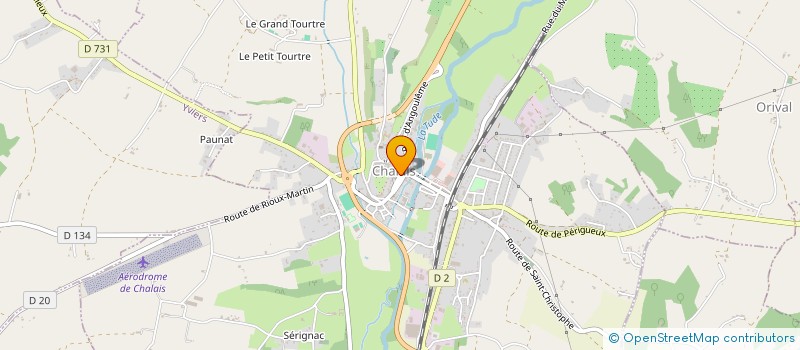 localisation de l'entreprise HOTEL DE TALLEYRAND à CHALAIS