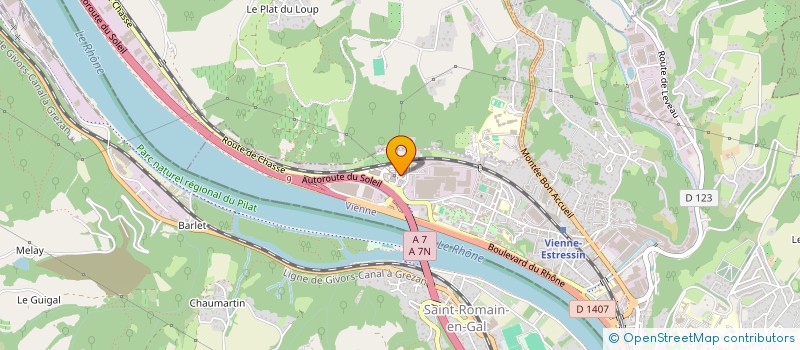 localisation de l'entreprise HOTEL DE VIENNE 2009 à VIENNE