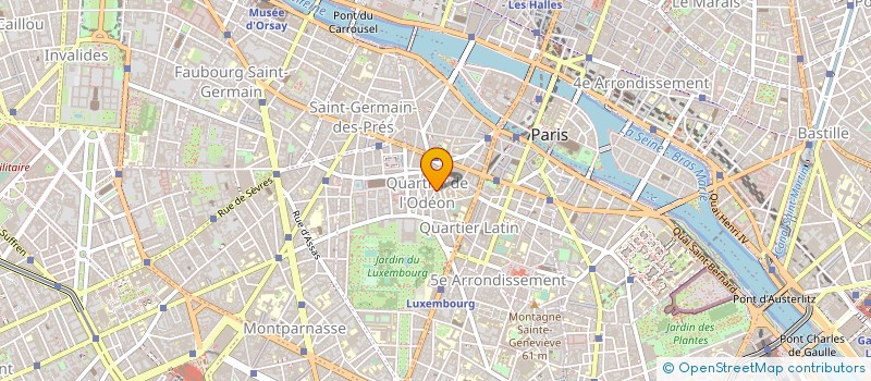 localisation de l'entreprise HOTEL DELAVIGNE  PARIS