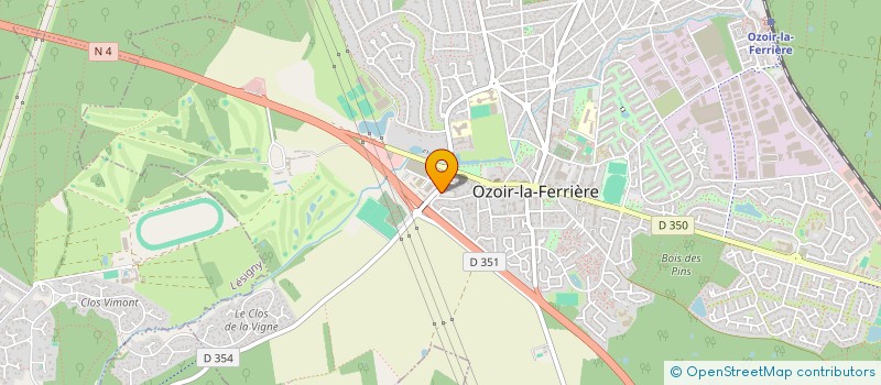 localisation de l'entreprise HOTEL DES AGNEAUX  OZOIR-LA-FERRIERE