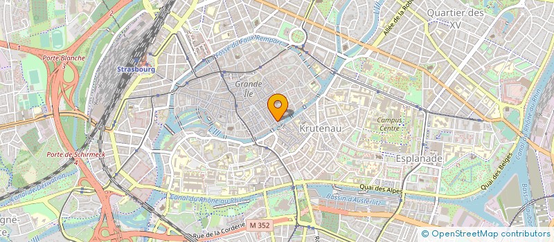 localisation de l'entreprise HOTEL DES ARTS à STRASBOURG