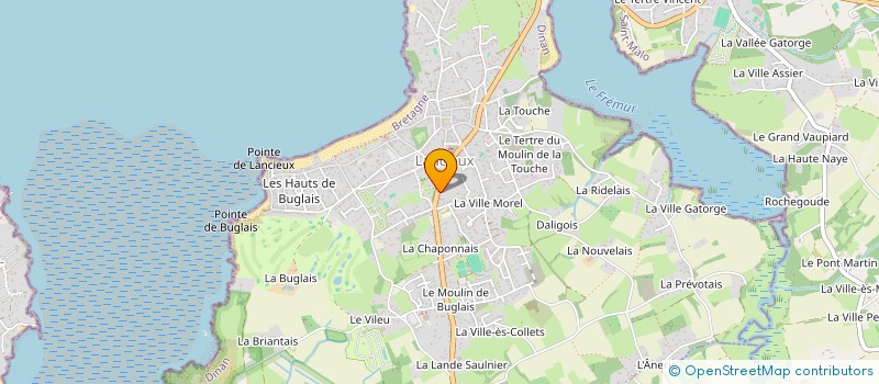 localisation de l'entreprise HOTEL DES BAINS à LANCIEUX