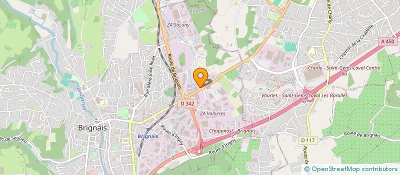 localisation de l'entreprise HOTEL DES BAROLLES  BRIGNAIS