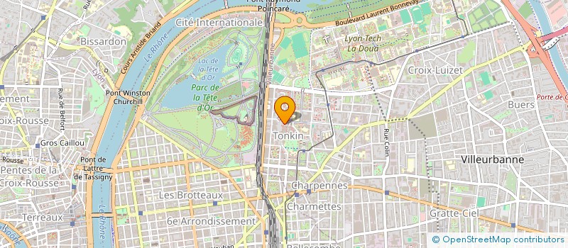 localisation de l'entreprise HOTEL DES CONGRES  VILLEURBANNE