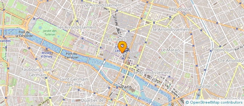 localisation de l'entreprise HOTEL DES DUCS D'ANJOU  PARIS