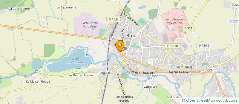 localisation de l'entreprise HOTEL DES FELINS à BROU