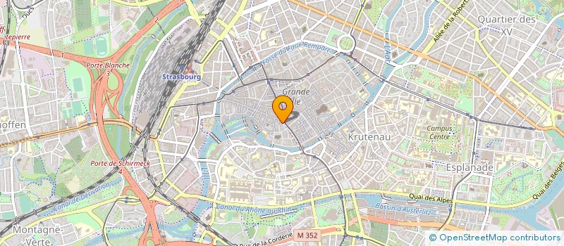 localisation de l'entreprise HOTEL DES FRANCS BOURGEOIS à STRASBOURG