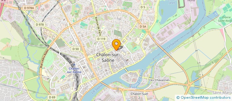 localisation de l'entreprise HOTEL DES JACOBINES à CHALON-SUR-SAONE