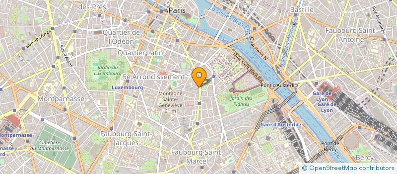 localisation de l'entreprise HOTEL DES NATIONS STE AME à PARIS