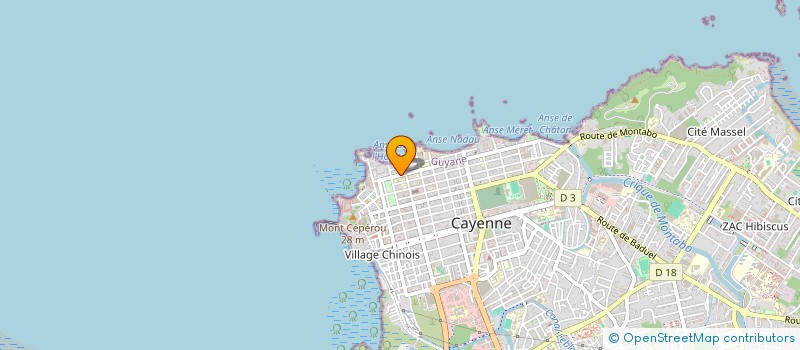 localisation de l'entreprise HOTEL DES PALMISTES MELKIOR THEMIRE  CAYENNE