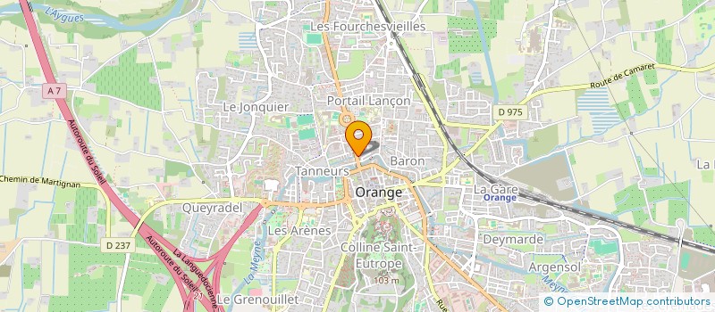 localisation de l'entreprise HOTEL DES PRINCES  ORANGE