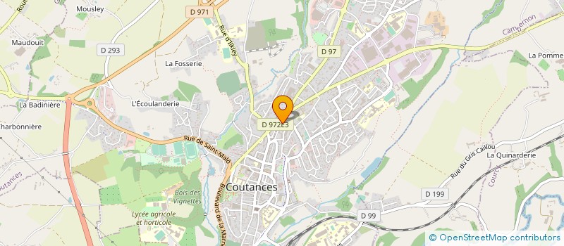 localisation de l'entreprise HOTEL DES VENTES  COUTANCES