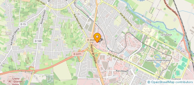 localisation de l'entreprise HOTEL DES VENTES DE L ORLEANAIS à OLIVET