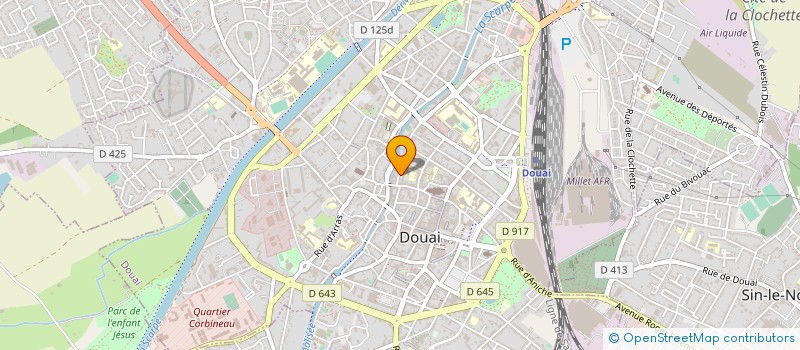 localisation de l'entreprise HOTEL DES VENTES DE LA COLLEGIALE à DOUAI