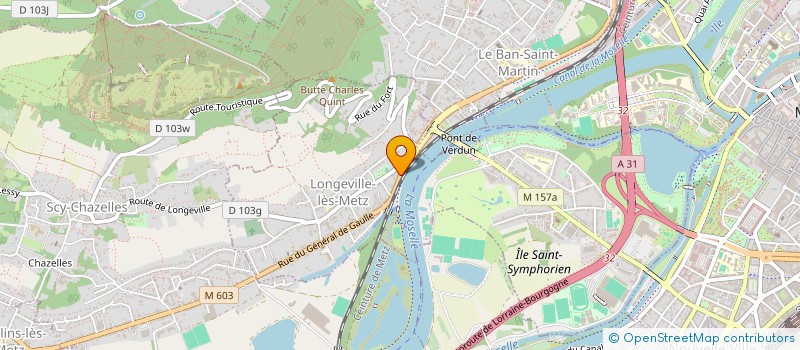 localisation de l'entreprise HOTEL DES VENTES DE METZ  LE BAN-SAINT-MARTIN