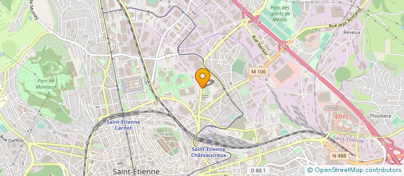 localisation de l'entreprise HOTEL DES VENTES DU MARAIS  SAINT-ETIENNE