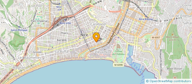 localisation de l'entreprise HOTEL DES VENTES NICE RIVIERA  NICE