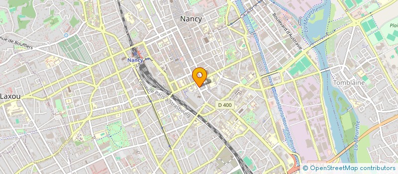 localisation de l'entreprise HOTEL DES VOSGES  NANCY