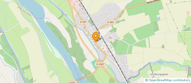 localisation de l'entreprise HOTEL DES VOYAGEURS à BONNY-SUR-LOIRE