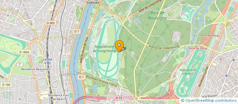 localisation de l'entreprise HOTEL DIAMANT-AMELIE SARL  PARIS