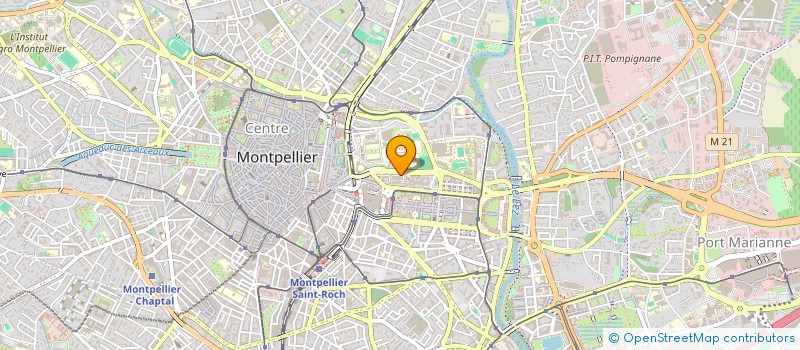 localisation de l'entreprise HOTEL DU CENTRE VILLE à MONTPELLIER