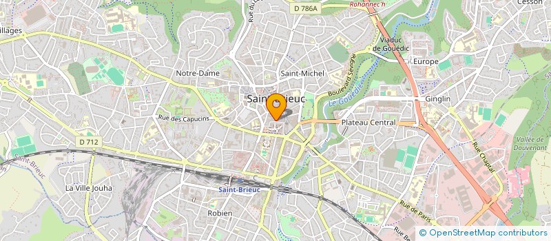 localisation de l'entreprise HOTEL DU CHAMP DE MARS à SAINT-BRIEUC