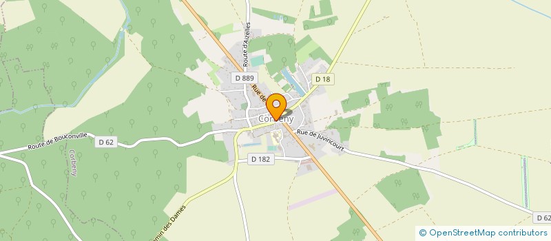 localisation de l'entreprise HOTEL DU CHEMIN DES DAMES à CORBENY