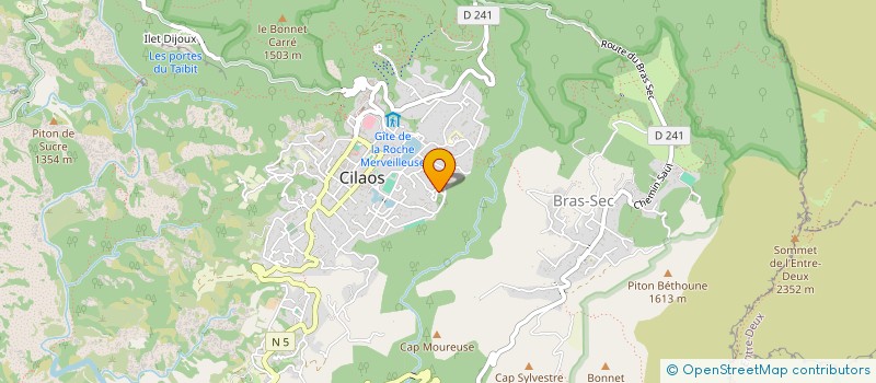 localisation de l'entreprise HOTEL DU CIRQUE à CILAOS