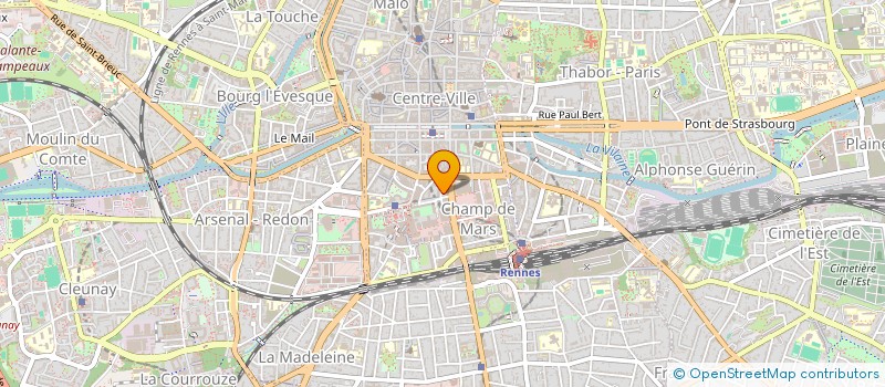 localisation de l'entreprise HOTEL DU COLOMBIER à RENNES