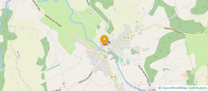 localisation de l'entreprise HOTEL DU COMMERCE  AMOU