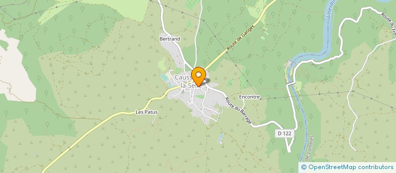 localisation de l'entreprise HOTEL DU COMMERCE  CAUSSE-DE-LA-SELLE