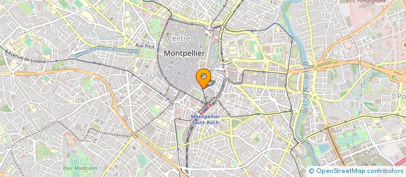 localisation de l'entreprise HOTEL DU COMMERCE à MONTPELLIER