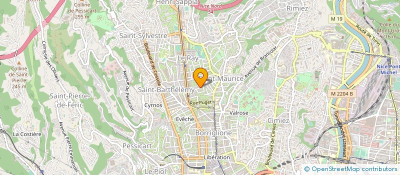 localisation de l'entreprise HOTEL DU COUVENT à NICE