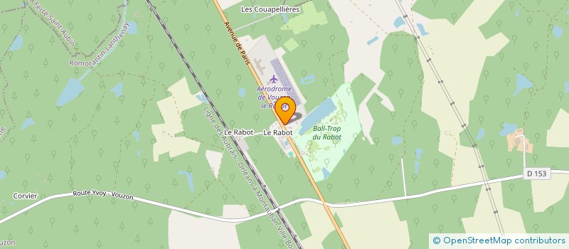 localisation de l'entreprise HOTEL DU DOMAINE DES VALLEES  VOUZON