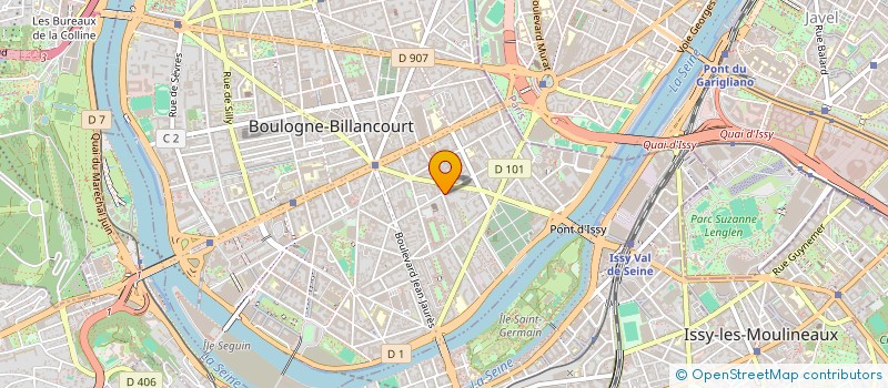 localisation de l'entreprise HOTEL DU DOME à BOULOGNE-BILLANCOURT
