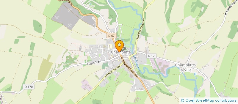 localisation de l'entreprise HOTEL DU DONJON  CHAMPLITTE