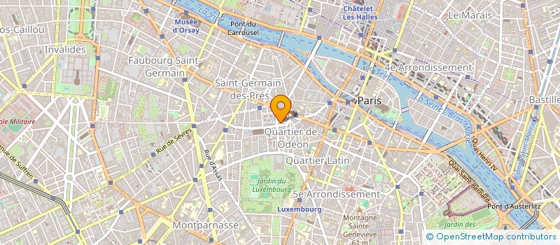 localisation de l'entreprise HOTEL DU GLOBE  PARIS