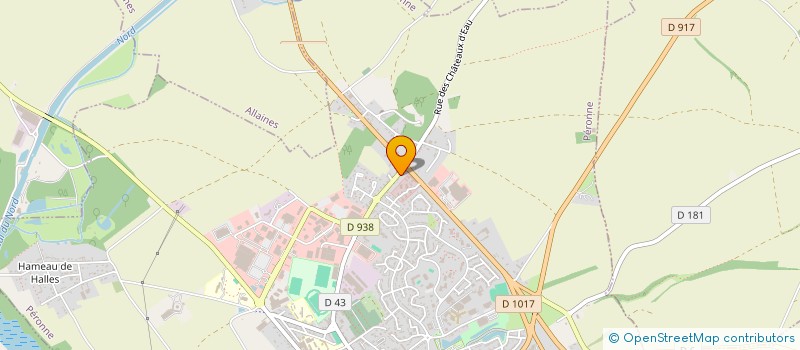 localisation de l'entreprise HOTEL DU HAINAUT 14  PERONNE