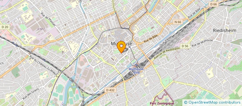 localisation de l'entreprise HOTEL DU PARC  MULHOUSE